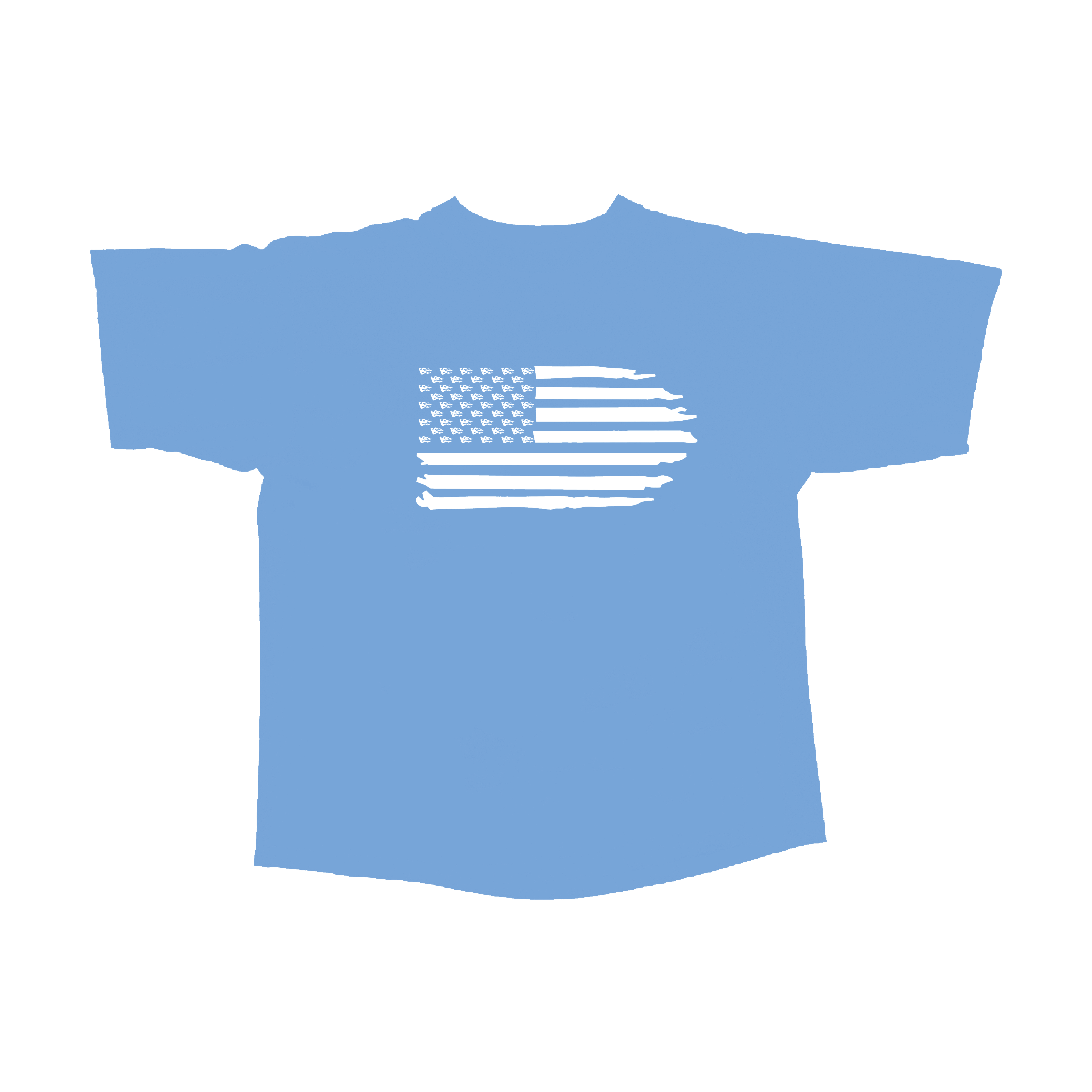 US Borgen T-Shirt - Baby Blue