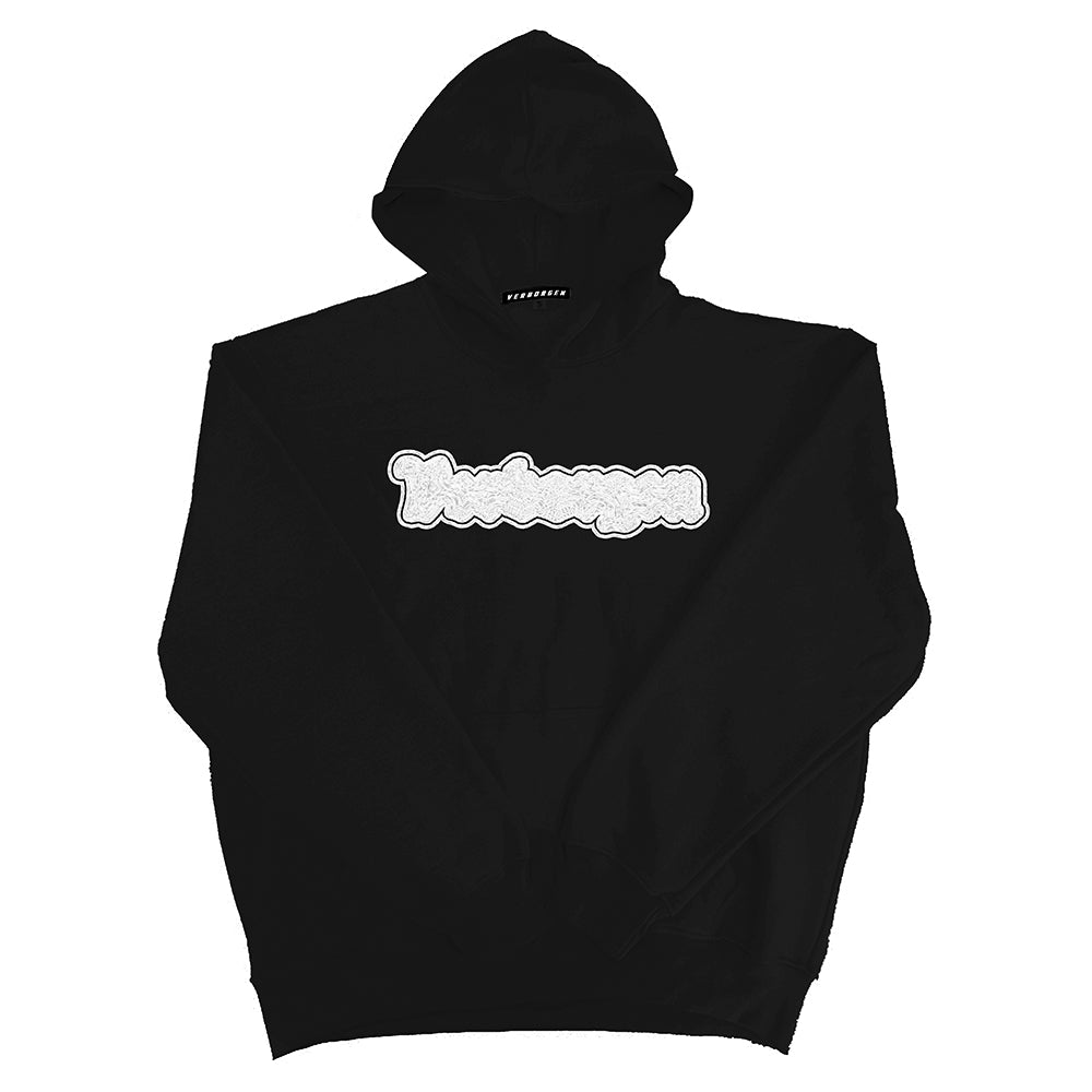 Sweat à capuche censuré - Noir