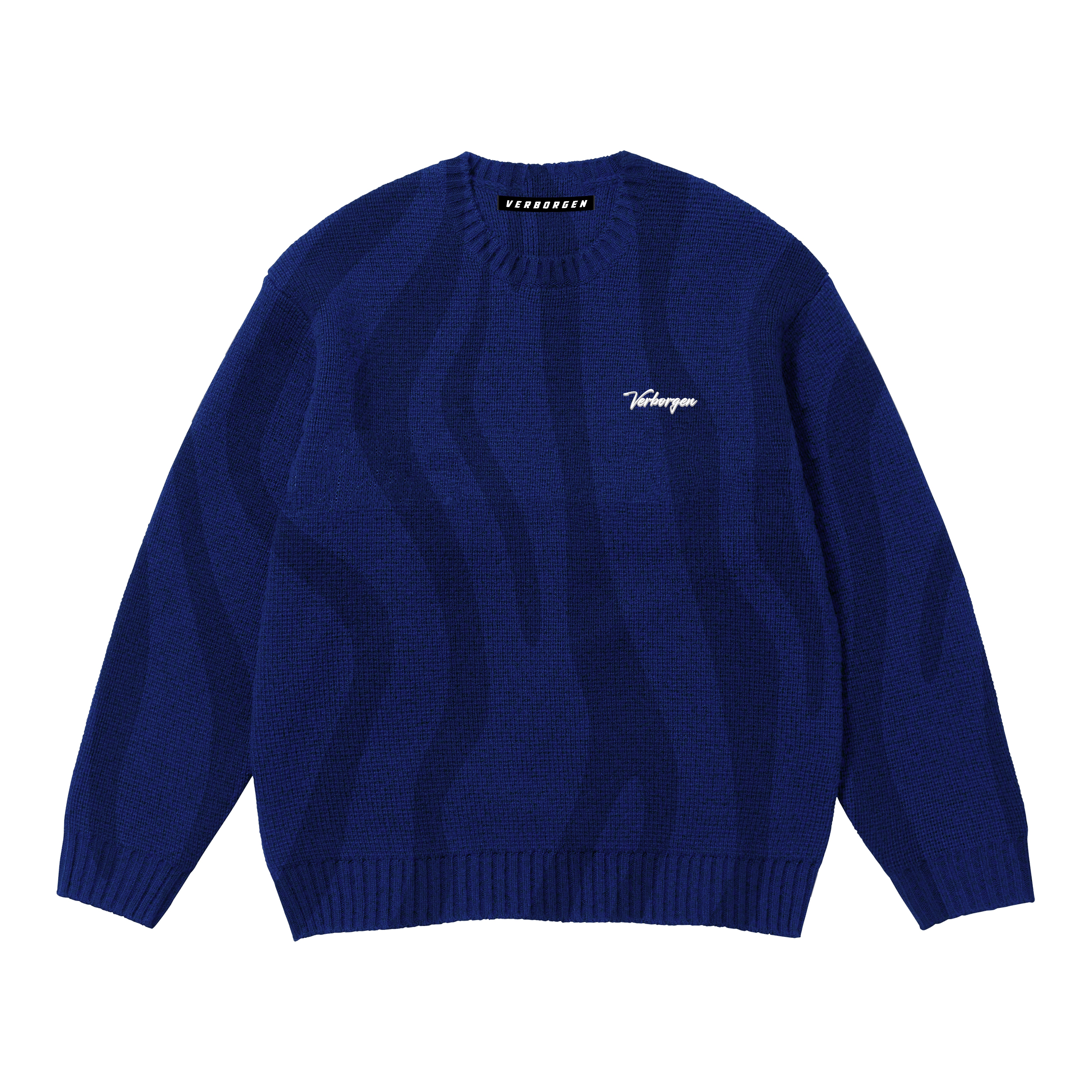 Knitted Sweater - Blue