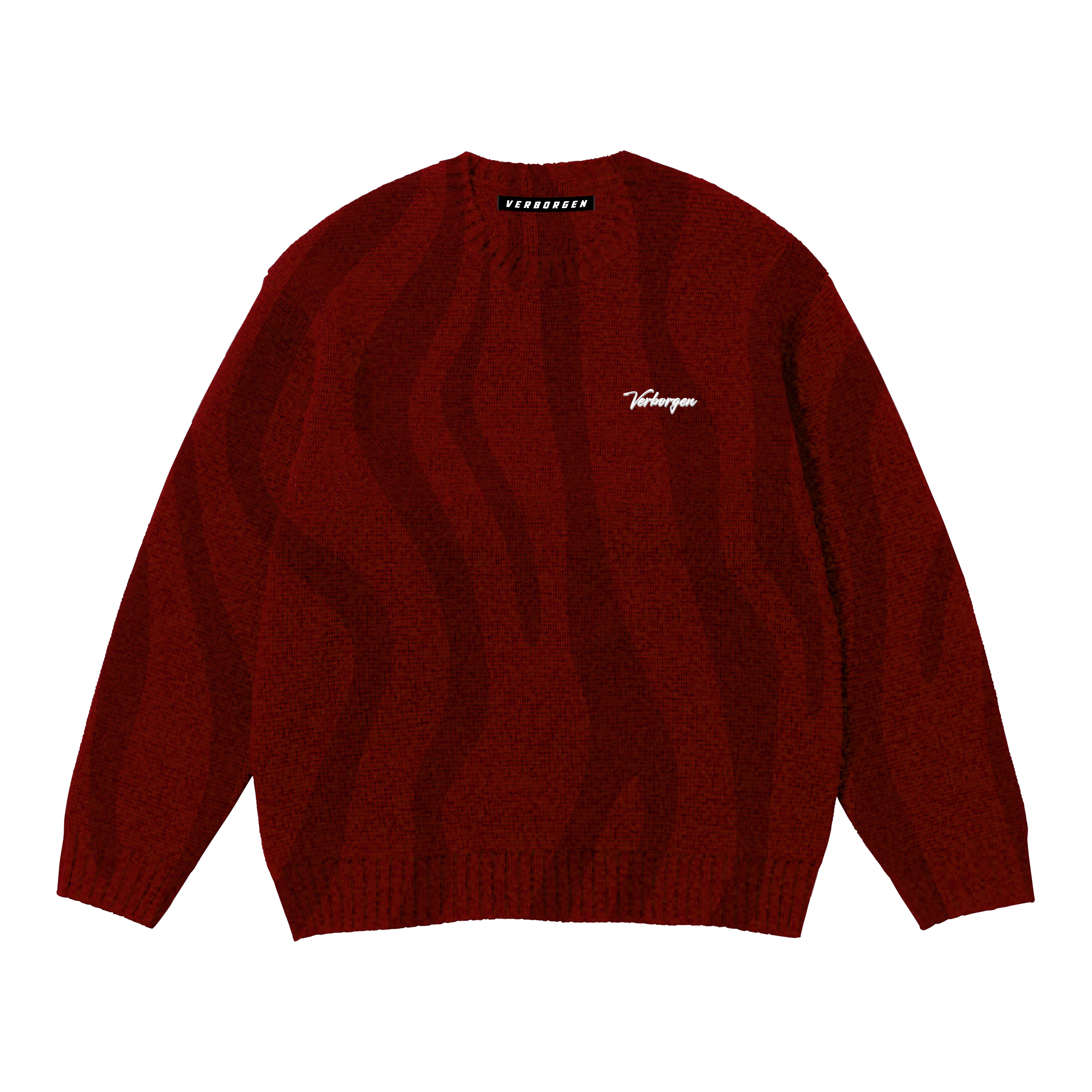 Knitted Sweater - Red