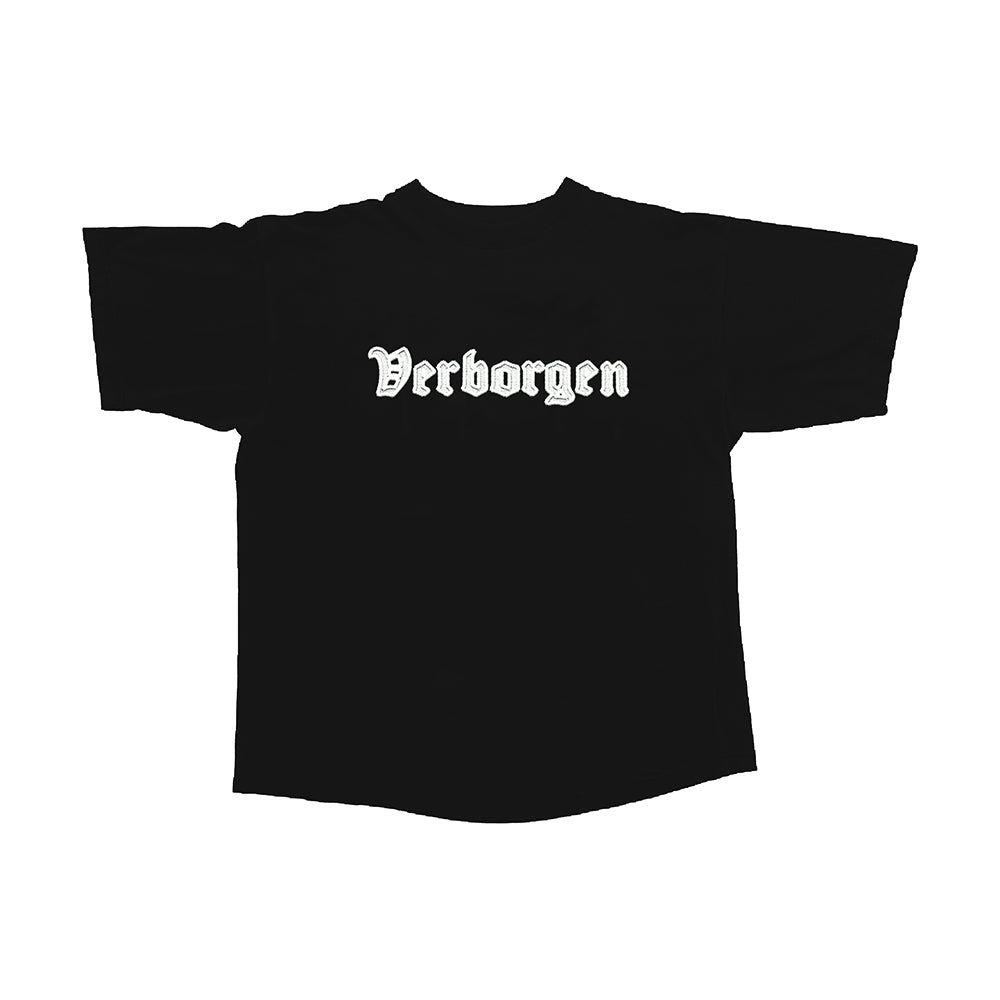 Embroidery T-Shirt - BLACK