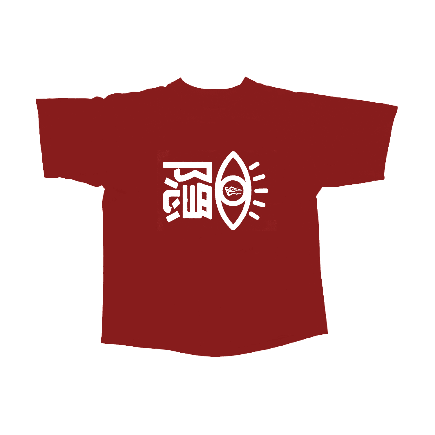 CNY "White" Dragon T-Shirt - Red