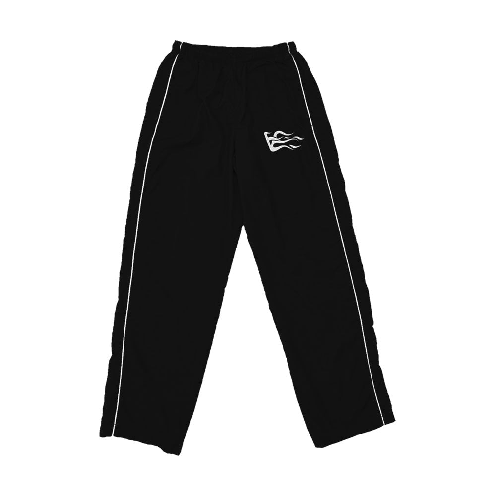 Pantalones deportivos de nailon - Negro/Blanco