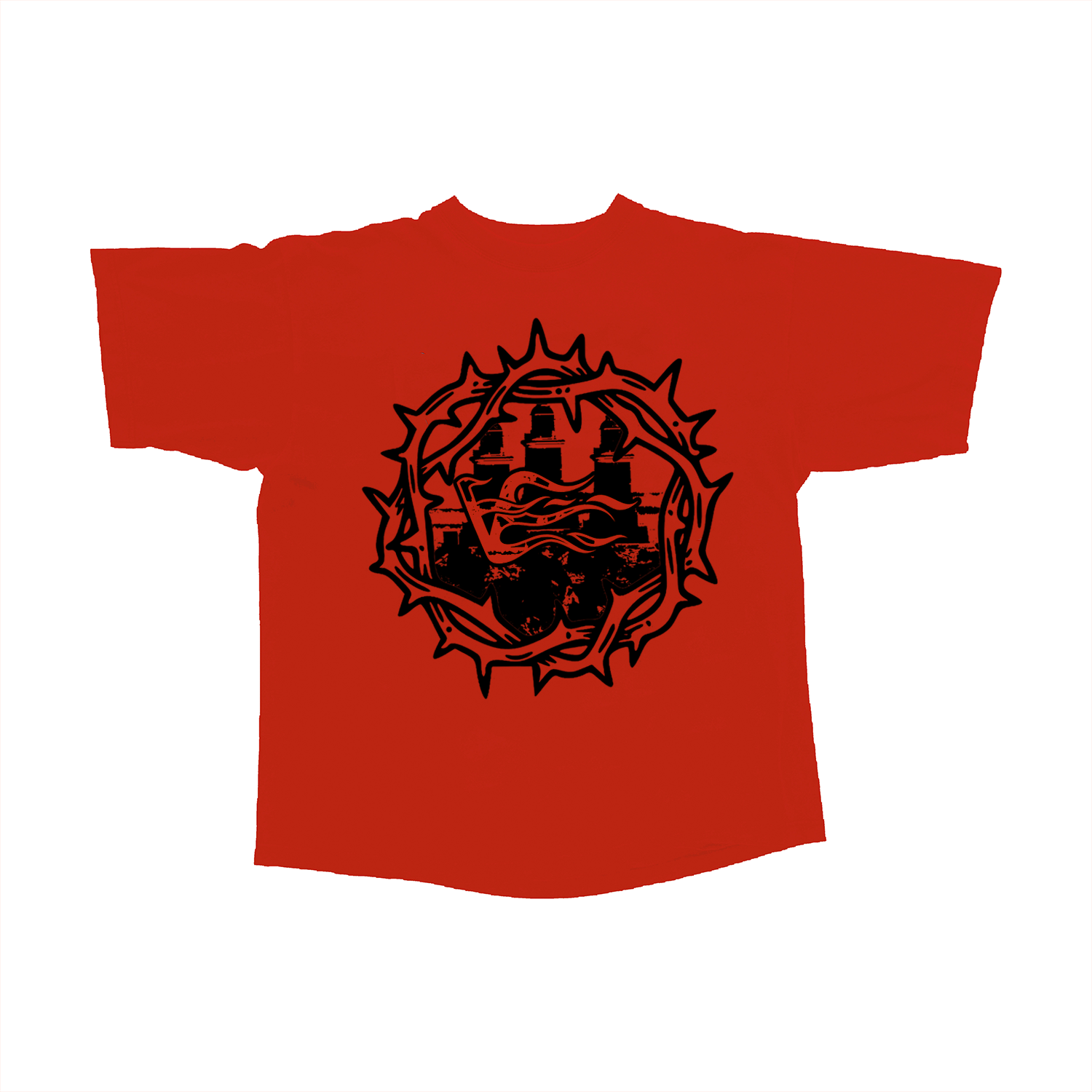 Corbiere V-Logo T-Shirt - Red