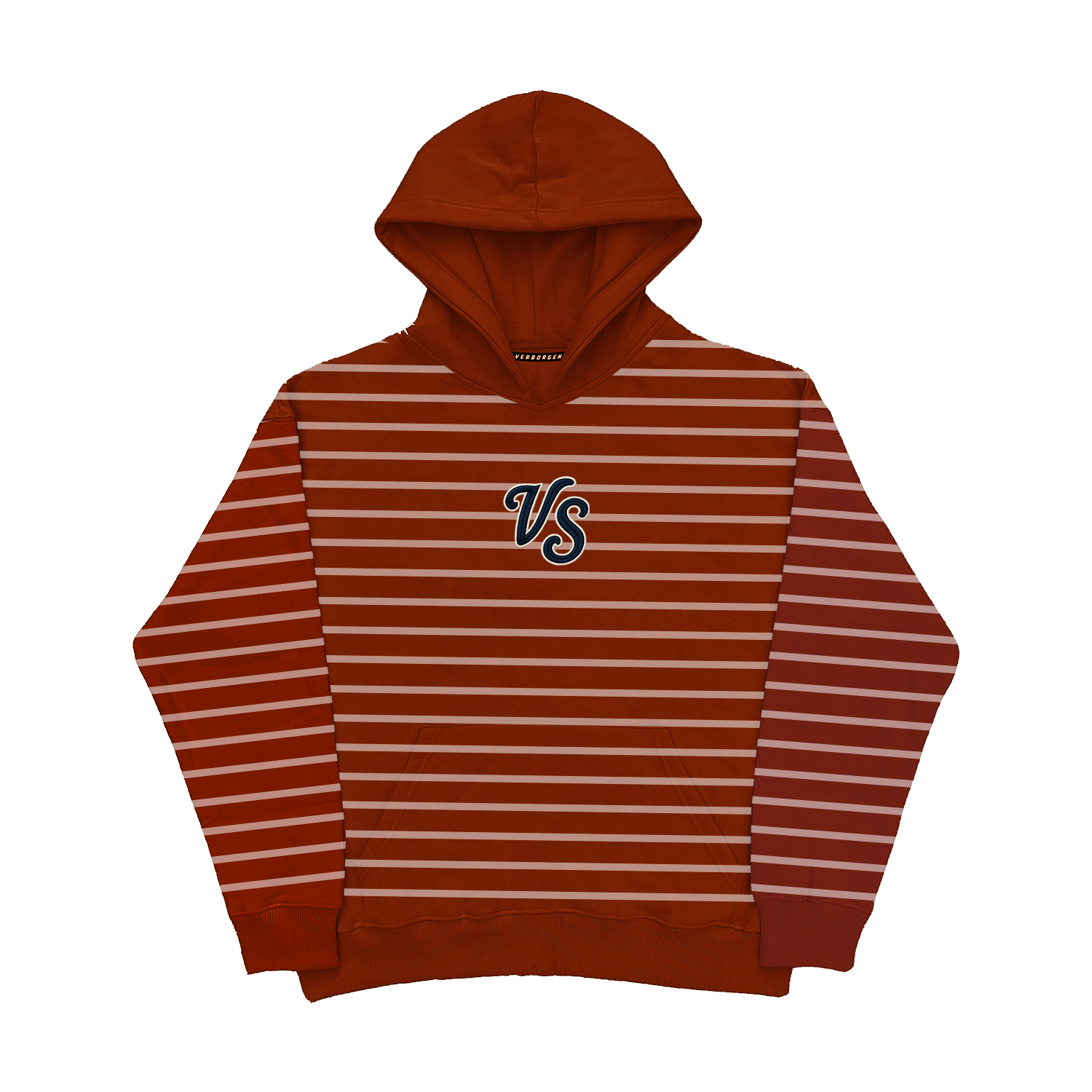 Sweat à capuche brodé 2 tons - Noir/Gris