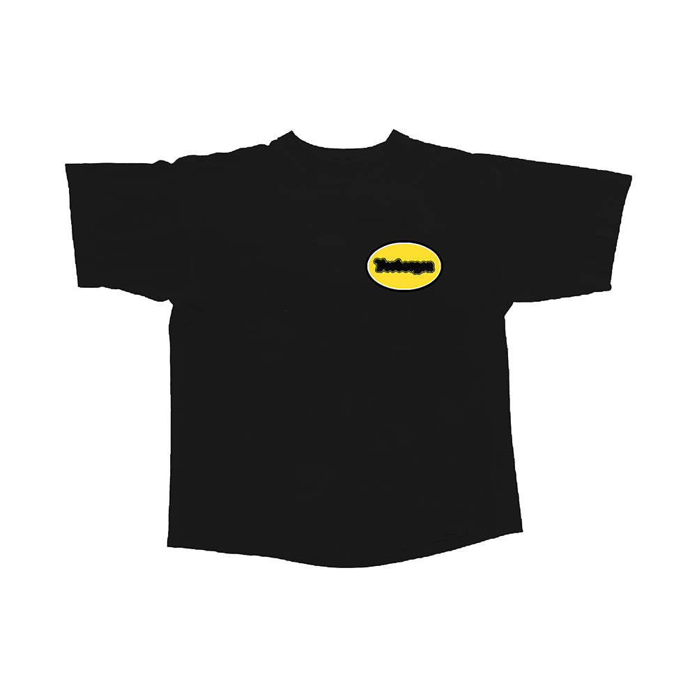 Yellowblack Small Censored T-Shirt - BLACK