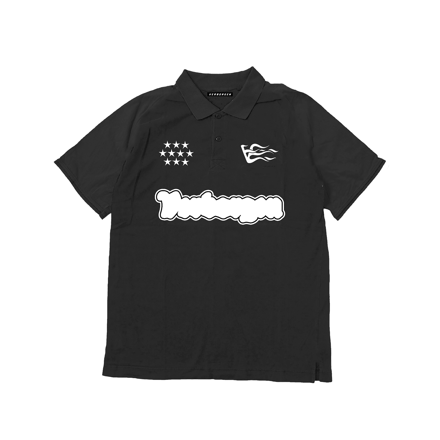 Censored V-Logo Polo shirt - Black