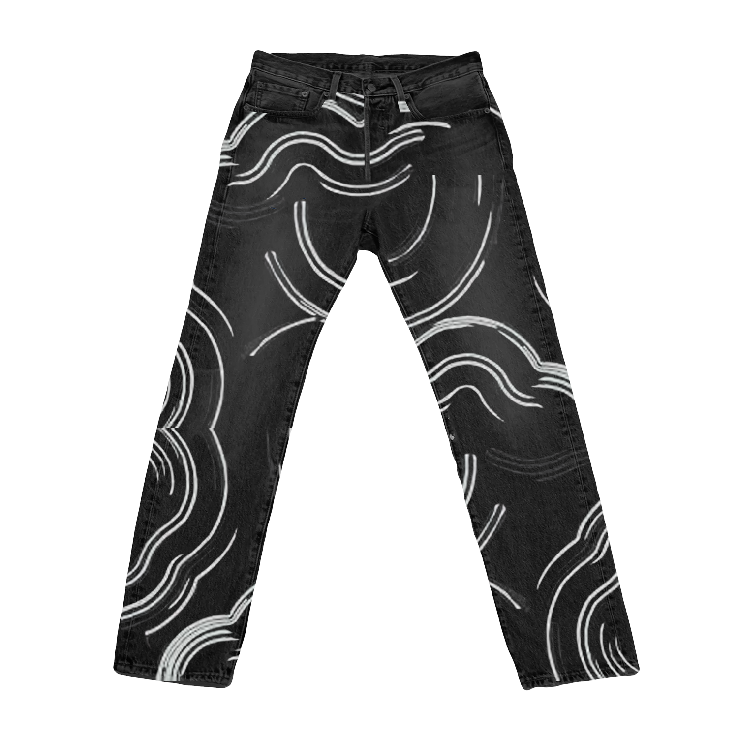 Circles V1 Denim Jeans - Black