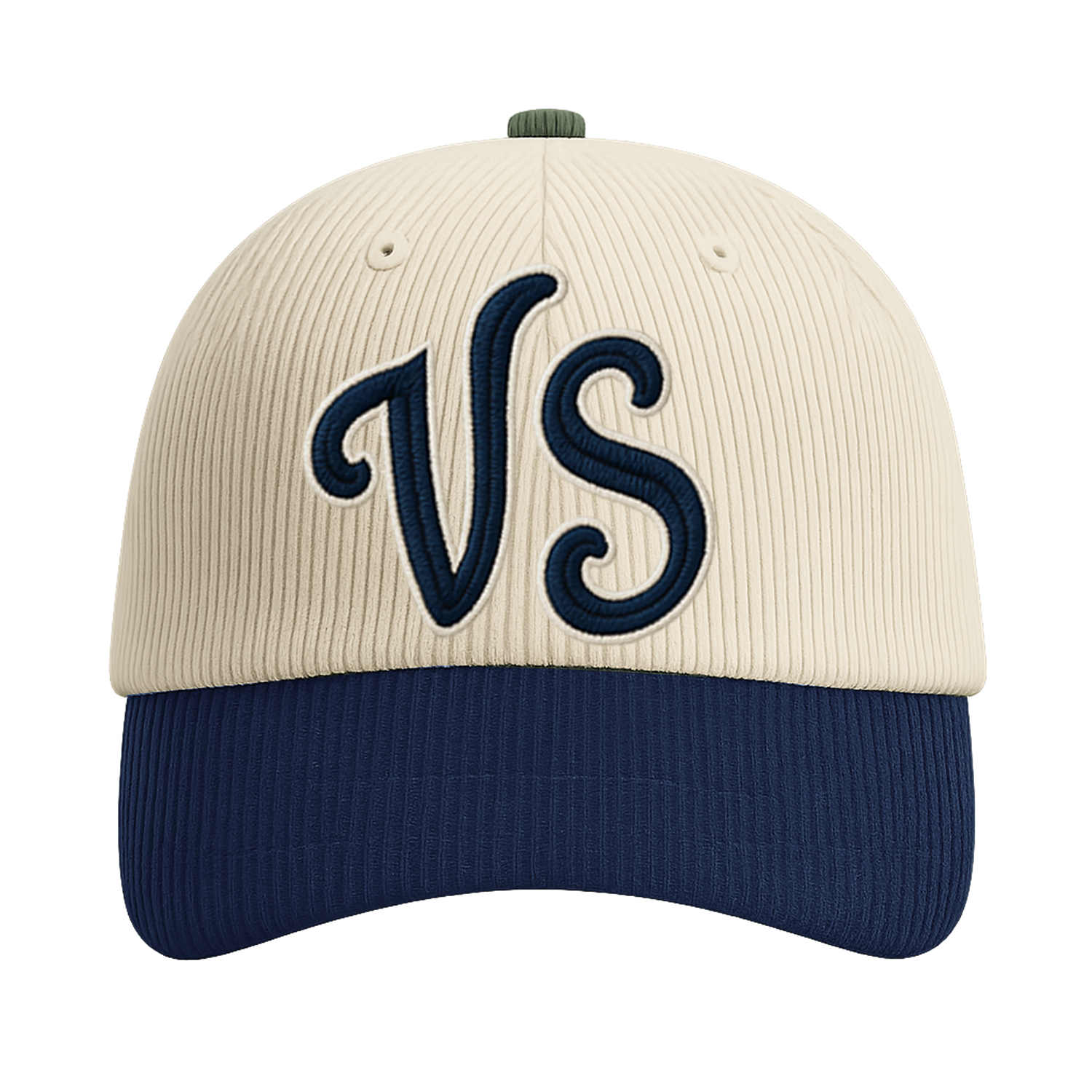 "VS" Corduroy Baseball Hat