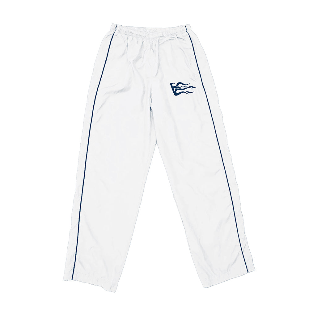 Pantalon de survêtement en nylon - Blanc/Marine